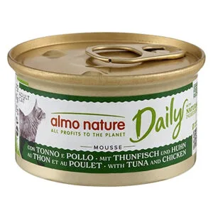 Almo Nature Daily Menu 12 x 85 g -  Pěna s tuňákem a kuřetem
