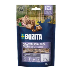 Bozita Meaty Bites - výhodné balení: s jelenem a kachnou (2 x 70 g)