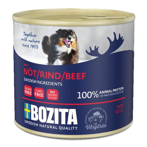 Bozita Paté konzerva 6 x 625 g - s hovězím