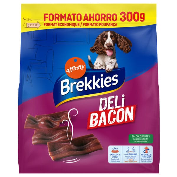 Brekkies Deli Bacon - výhodné balení: 3 x 300 g