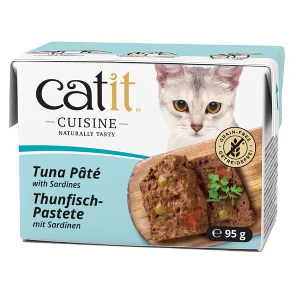 Catit Cuisine Paštika 24 x 95 g - tuňák se sardinkami