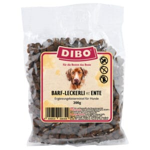 DIBO BARF pamlsky s kachním - Výhodné balení: 3 x 200 g