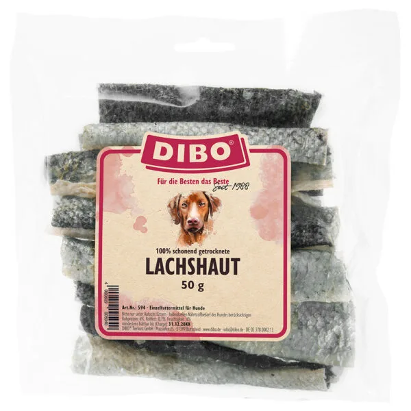 Dibo kůže z lososa - Výhodné balení 2 x 50 g