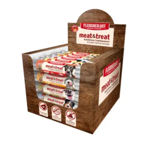 Fleischeslust meat & treat 33 ks (33 x 80 g) - míchané balení I (5 druhů)