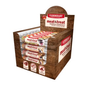 Fleischeslust meat & treat 33 ks (33 x 80 g) - míchané balení II (4 druhy)