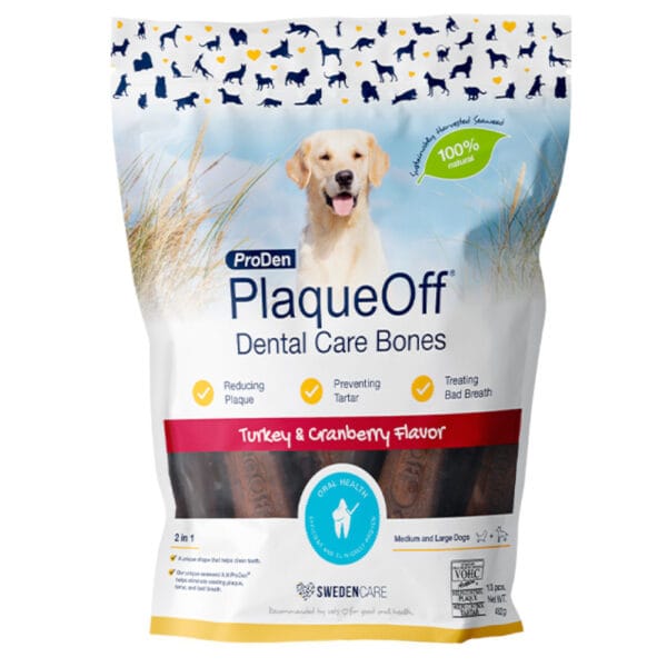ProDen PlaqueOff Dental Care Bones - krocan (482 g)