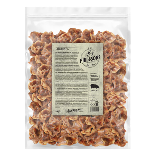 Vepřové ušní boltce - 5 000 g