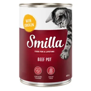 Smilla hovězí konzerva 6 x 400 g - hovězí s kuřecím