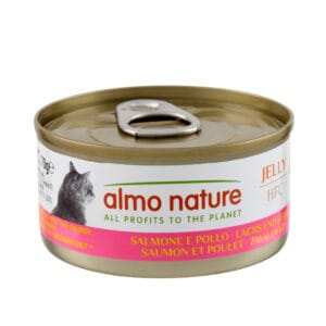 Almo Nature HFC Natural 24 x 70 g výhodné balení - HFC losos s kuřecím v želé