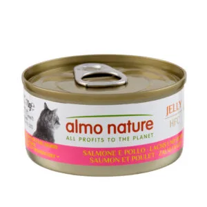 Almo Nature HFC Natural 24 x 70 g výhodné balení - HFC losos s kuřecím v želé