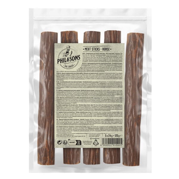 Phil & Sons tyčinky z koňského masa 5 x 5 kusů