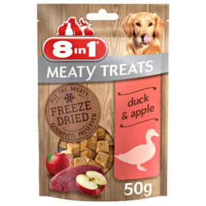 8in1 Meaty Treats - 2 x kachní s jablkem (2 x 50 g)