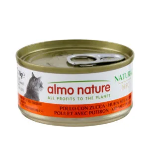 Almo Nature HFC Natural 24 x 70 g výhodné balení - kuřecí s dýní