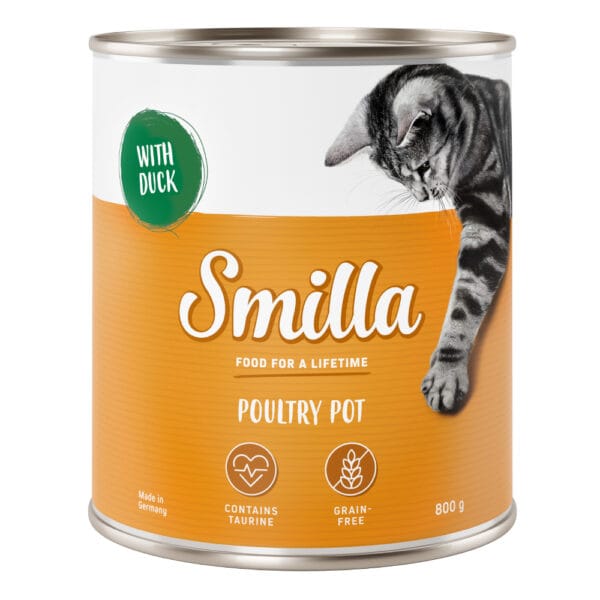 Smilla Drůbeží konzervy 6 x 800 g - jemné drůbeží s kachním
