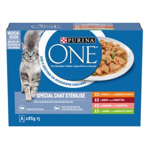 PURINA ONE Batch 8 x 85 g pro kočky - sterilizovaná kočka - kuřecí