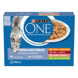 PURINA ONE Batch 8 x 85 g pro kočky - sterilizovaná kočka - kuřecí