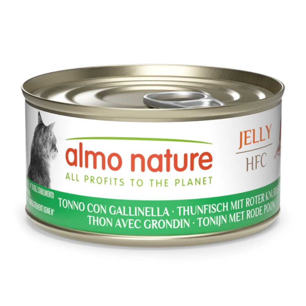 Almo Nature HFC Jelly 6 x 70 g - tuňák se štítníkem červeným