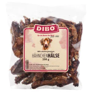 DIBO kuřecí krky - Výhodné balení: 3 x 250 g (750 g)