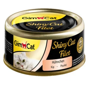 GimCat ShinyCat 6 x 70 g - kuřecí