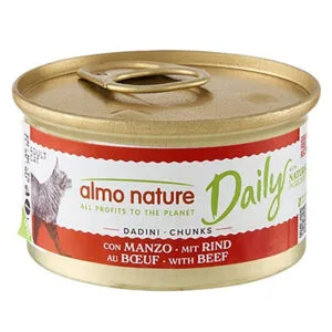 Almo Nature Daily Menu 12 x 85 g - Kousky s hovězím