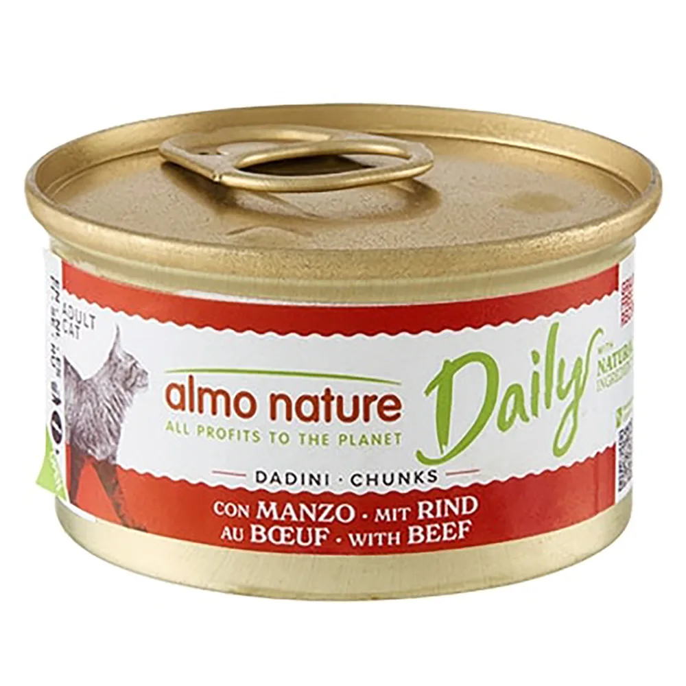 Almo Nature Daily Menu 12 x 85 g - Kousky s hovězím