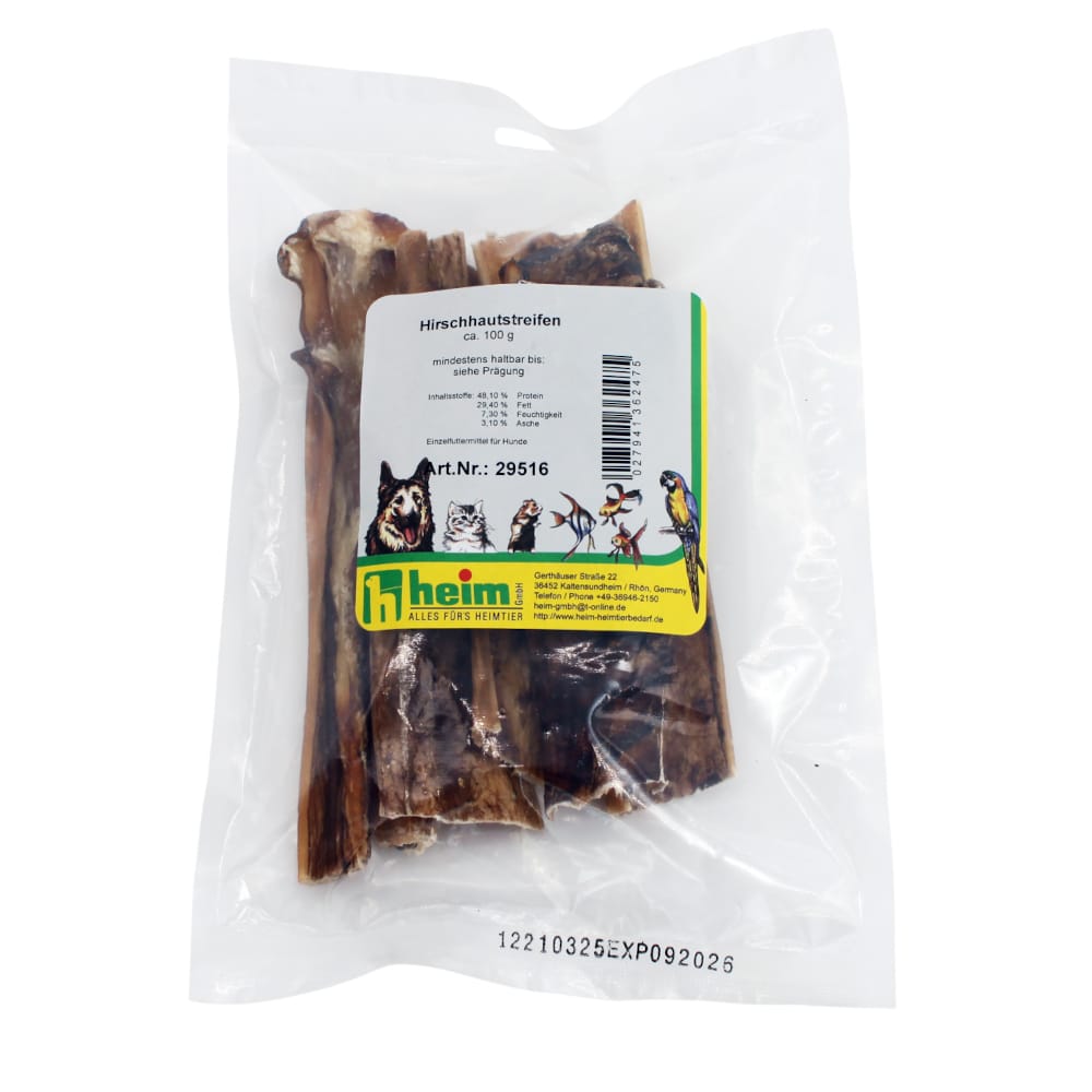 Heim proužky z jelení kůže - 100 g