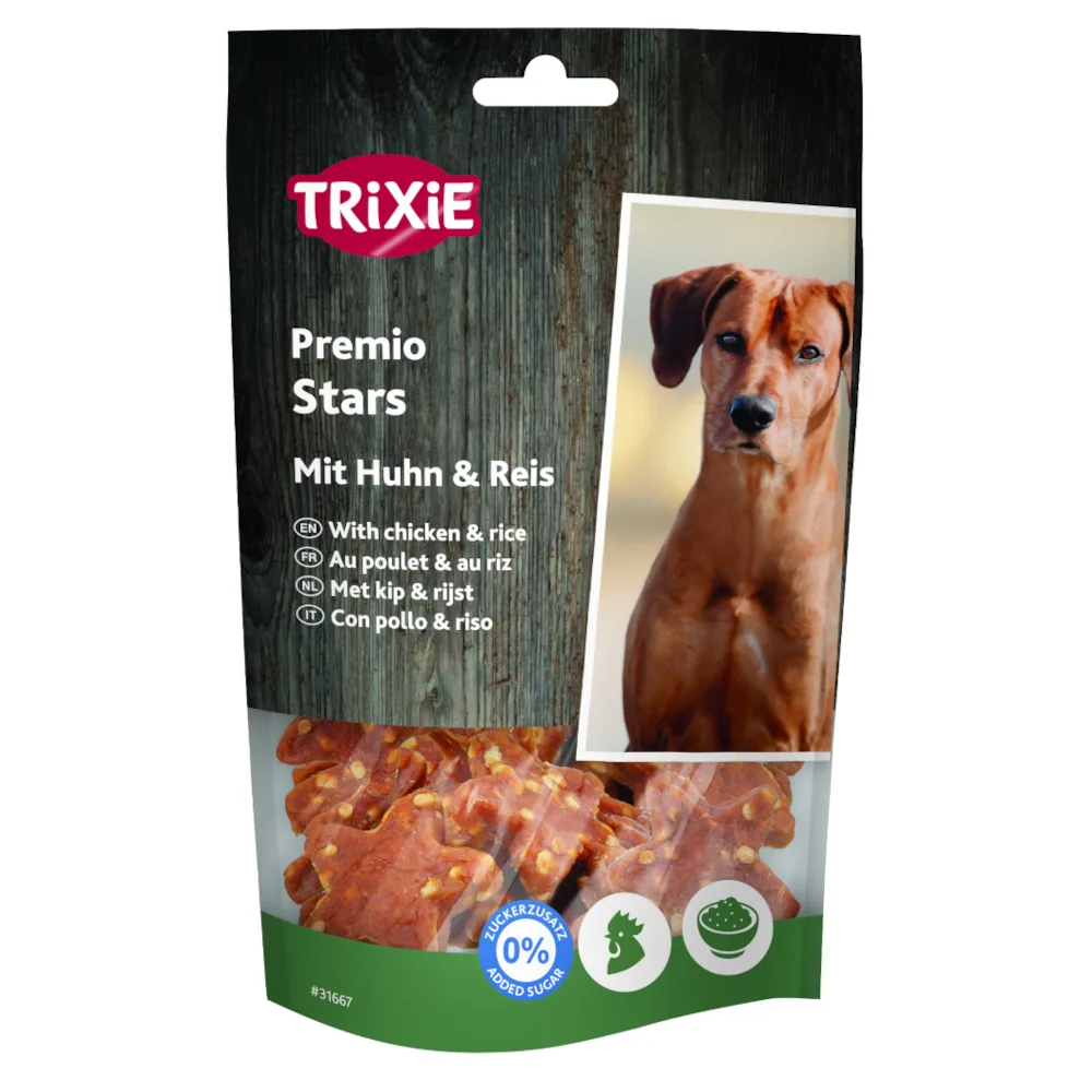 Trixie Premio hvězdy s kuřecím a rýží - 1 ks (100 g)