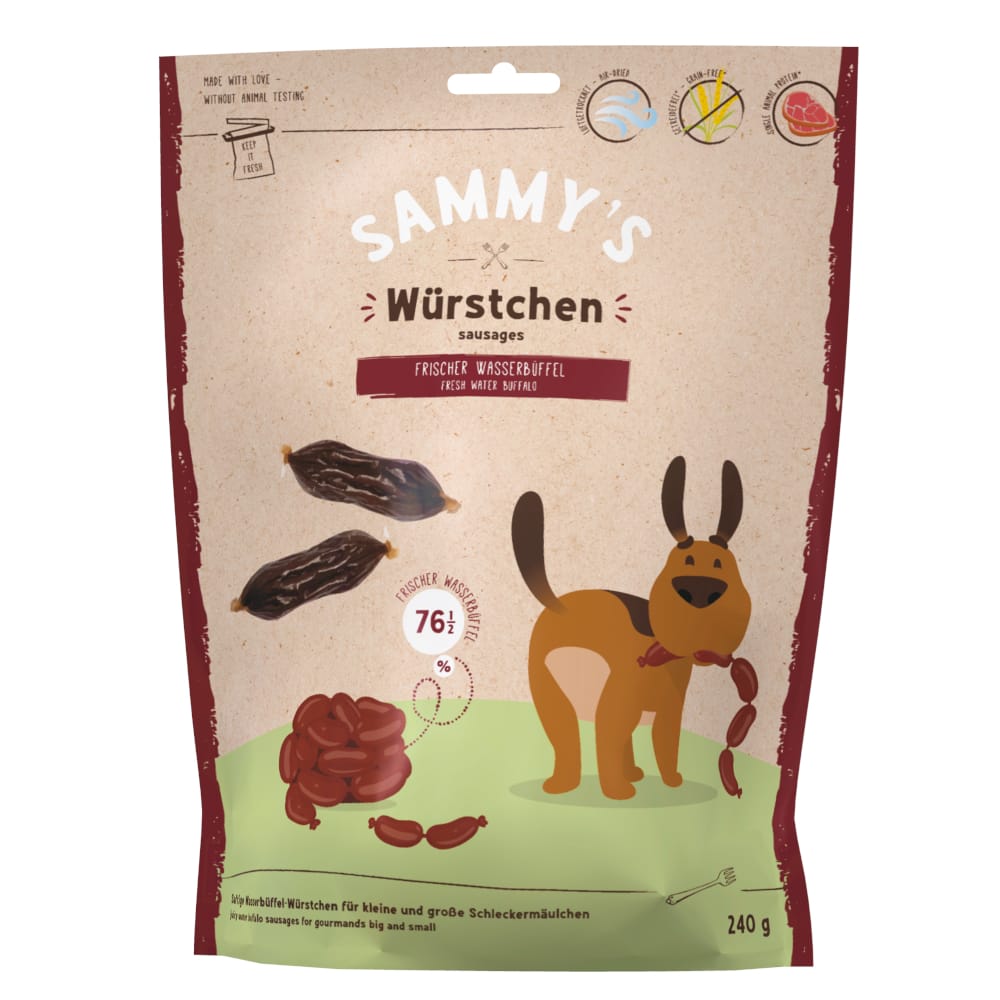 Bosch Sammy’s Sausages Water Buffalo - 3 x 240 g