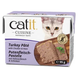 Catit Cuisine Paštika 24 x 95 g - krůtí s kuřecím a šunkou