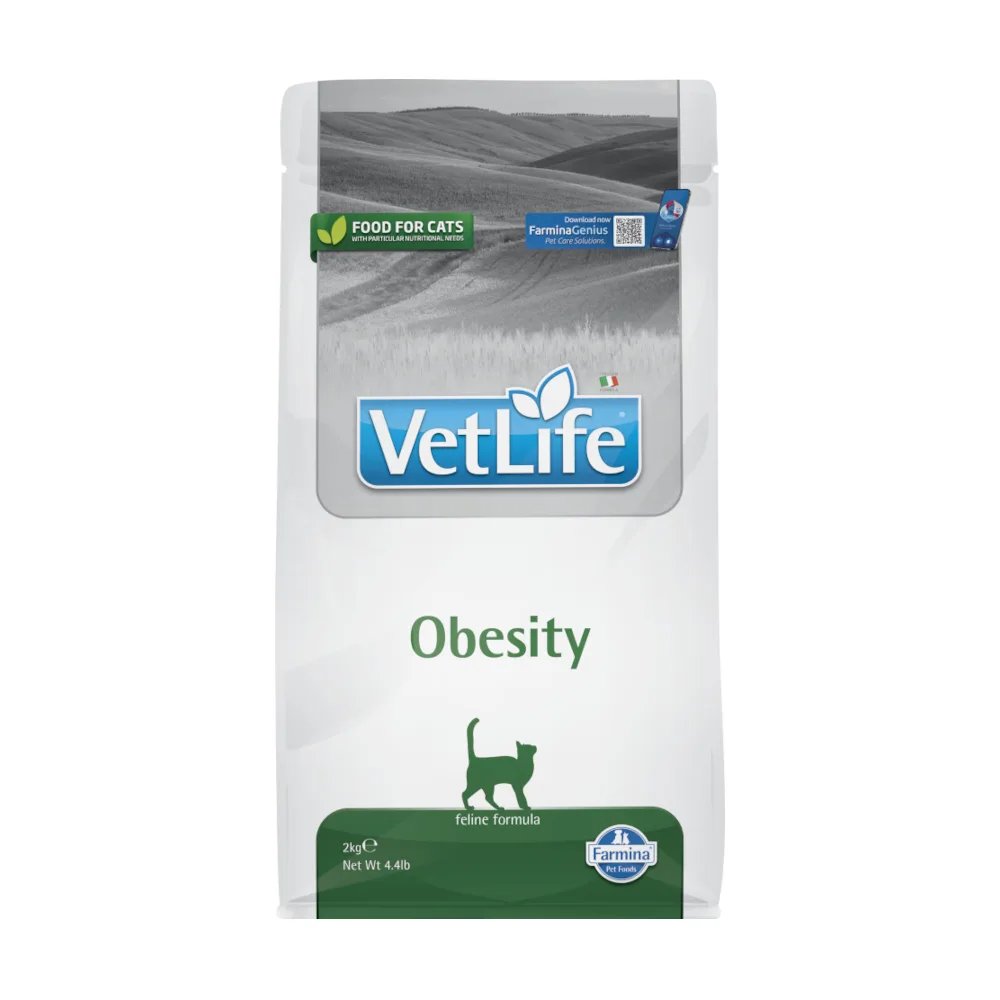 Farmina Vet Life Cat Obesity - Výhodné balení: 2 x 2 kg