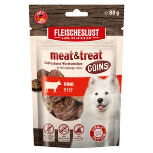 Fleischeslust Meat & Treat Coins - hovězí maso (80 g)