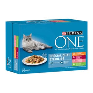 PURINA ONE Batch 8 x 85 g pro kočky - sterilizovaná kočka - kuřecí
