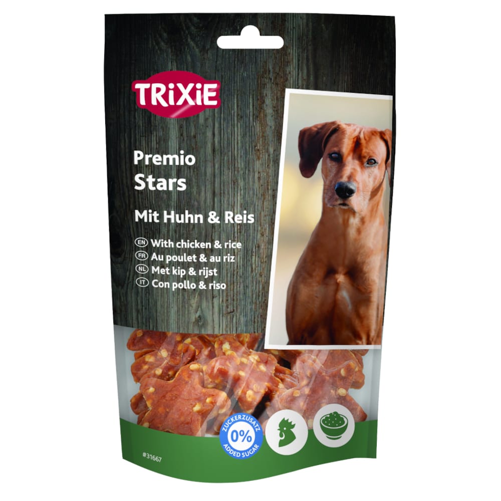 Trixie Premio hvězdy s kuřecím a rýží - 1 ks (100 g)