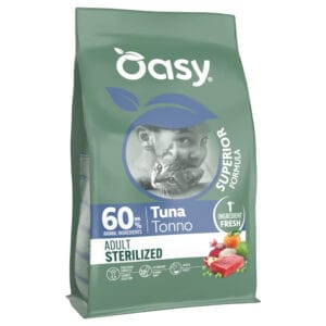 Oasy Dry Cat Superior Adult Sterilized s tuňákem - Výhodné balení: 2 x 6 kg