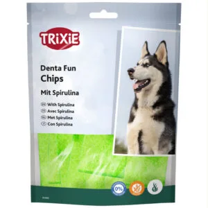 Trixie Denta Fun Chips se spirulinou - výhodné balení: 6 x 100 g
