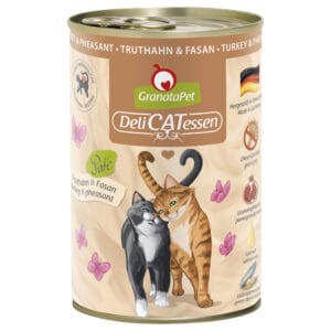 GranataPet DeliCatessen 12 x 400 g - Krocan & bažant